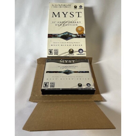 MYST 10th Anniversary DVD Edition 3-Disc Set RIVEN EXILE Ubisoft Cyan Worlds - Picture 5 of 16